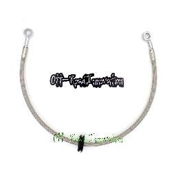Off-Road Innovation Stainless Rear Brake Line Kit for Kawasaki Tecate-3 KXT250 1986 (T3-BrakeLine-Rr-B1-LS-Cl)