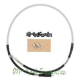 Off-Road Innovation OEM Replica Front Brake Line Kit for Kawasaki Tecate-3 KXT250 1986 (T3-BrakeLine-Fr-B1-OER)