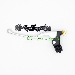 Off-Road Innovation Clutch Perch & Lever Assembly for Kawasaki Tecate-4 KXF250 1987-1988 (ClutchPerch-Lvr-BkSil)