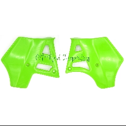 Off-Road Innovation Radiator Shroud Set-Green for Kawasaki Tecate-3 KXT250 1986-1987 (T3-Radshroud-S-Gr)