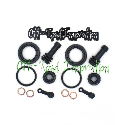Off-Road Innovation Brake Caliper Rebuild Kit-Front for Kawasaki Tecate-4 KXF250 1987-1988 (T4-BrCal-RBK-F-K2)