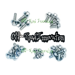 Off-Road Innovation OEM Style Fender Bolt Kit-24 Piece for Kawasaki Tecate-4 KXF250 1987-1988 (T4-Bolt-K)