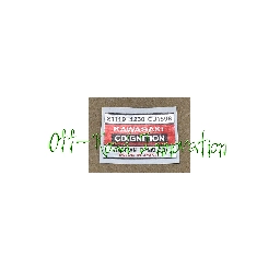Off-Road Innovation CDI Box Sticker for Kawasaki Tecate-4 KXF250 1987-1988 (T4-CDISticker-1230)