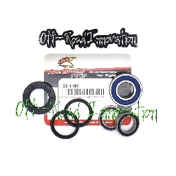All Balls Racing Rear Wheel Bearing & Seal Kit for Kawasaki KDX200 1986-1988 (25-1192)