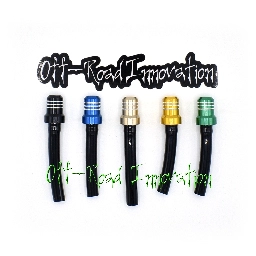 Off-Road Innovation Gas Tank Vent Hose-Billet Aluminum (GTV-AL-BK)