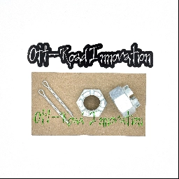 Off-Road Innovation Rear Axle Castle Nut Kit for Kawasaki Tecate-3 KXT250 1984-1987 (42045-018R-K2-C4036)