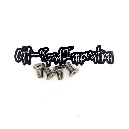 Off-Road Innovation Rear Brake Disc Screw Kit-Stainless for Kawasaki Tecate-3 KXT250 1986-1987 (Screw-8x18-T-A-St-K4)