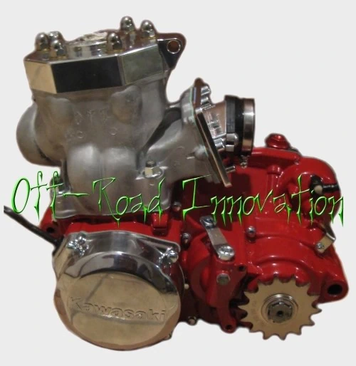 Rebuilt engine, red